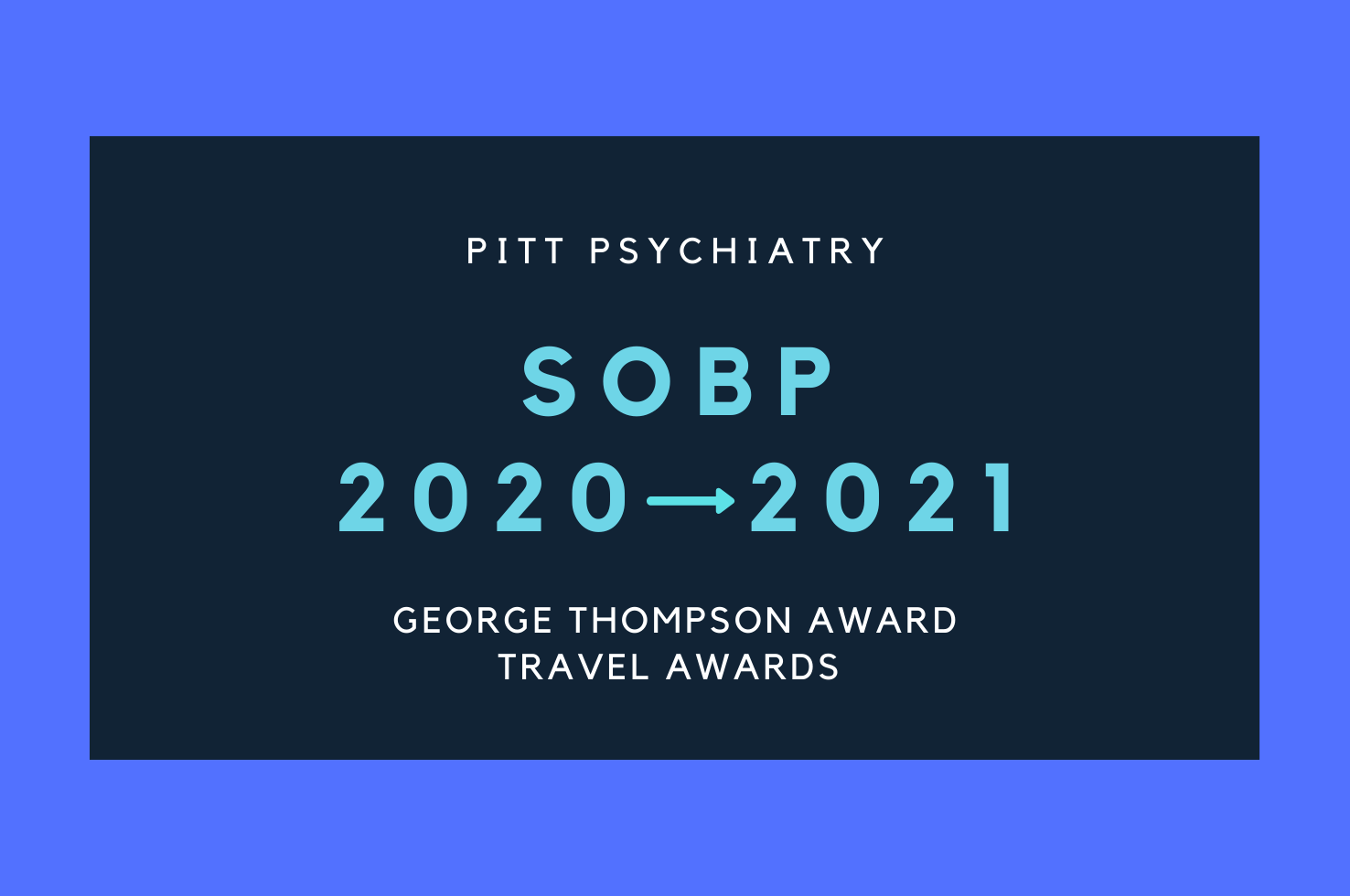 Honoring Pitt Psychiatry Faculty Society of Biological Psychiatry 2020